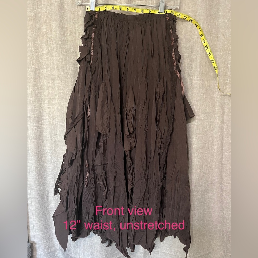 The Pyramid Collection Ruffled Boho Skirt Small - Picture 2 of 5